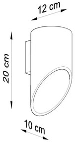 Nástenné svietidlo PENNE 20 1xG9/40W/230V čierna