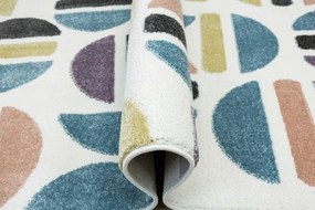 Koberec LIMA M045A ružový / modrý / krémový