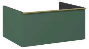 Elita Look, skrinka pre umývadlo na pultovú dosku 60x45x28 cm 1S PDW, zelená matná, ELT-168108