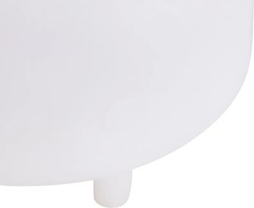 Stolná lampa biela IP44 vrátane Bluetooth reproduktora - Storm Music