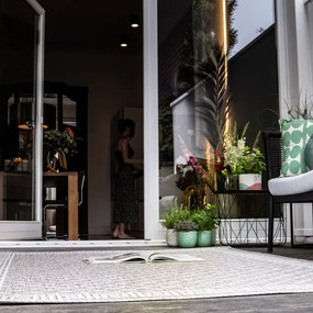 Obsession, Kusový koberec My Tallinn 541 Taupe - na von aj na doma, 200x290, béžová, chodba / predsieň