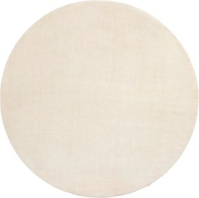 Krémový okrúhly koberec ø 200 cm Empuries – Kave Home