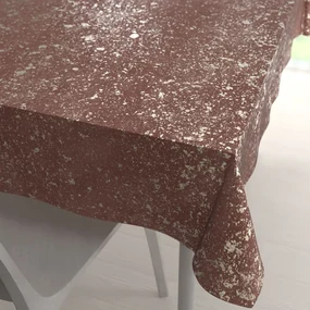 Biante Veľký zamatový obdĺžnikový obrus Isabela IBL-013 Gold Design staroružový 160x200 cm