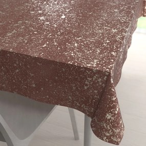 Biante Zamatový obdĺžnikový obrus Isabela IBL-013 Gold Design staroružový 60x100 cm