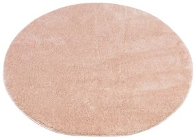 Kúpeľňový koberček Malmo ružový, kruh