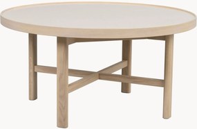 Okrúhly konferenčný stolík z dubového dreva Marsden, Ø 90 cm