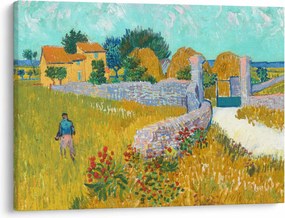 Obraz - Vincent van Gogh, Farmhouse in Provence, reprodukcia (70x50 cm)