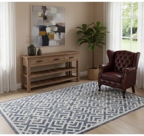Koberec BOESMAN-III 120x180 cm z pravej vlny a bavlny