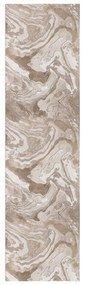 Flair Rugs, Behúň Eris Marbled Natural, 60x230, béžová, chodba / predsieň