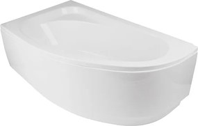 Besco Akrylátová asymetrická vaňa Cornea 140x80 (150x100) BESCO-Rozmery: 150x100, BESCO-Farba: Biela, BESCO-Orientácia: Pravá