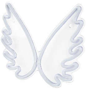Neónová LED dekorácia biela GABRIEL Beliani
