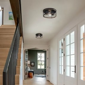 Westinghouse 61250 - Stropné svietidlo ACKTON 2xE27/60W/230V barnwood