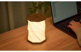 Hnedá svetelná dekorácia na USB ø 12 cm Twist Hexagon – Gingko