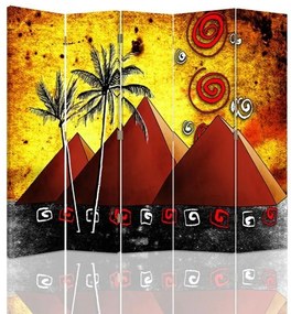 Gario Paraván Pyramídy Rozmery: 180 x 170 cm, Prevedenie: Klasický paraván