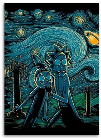 Gario Obraz na plátne Rick a Morty, hviezdna noc - DDJVigo Rozmery: 70 x 100 cm