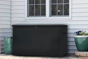 KETER JAVA 850L Úložný box ratan 147 x 82 x 86 cm, grafit 17204486