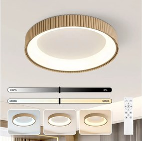 Brilagi - LED stmievateľné stropné svietidlo FALCON MODERN LED/54W/230V 60 cm béžové+DO