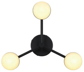 Nordlux - Prisadený luster CONTINA 3xG9/5W/230V čierna
