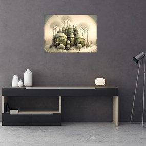 Obraz - Rozprávkové chalúpky (70x50 cm)