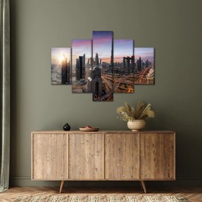 Obraz - Panorama Dubaja (150x105 cm)