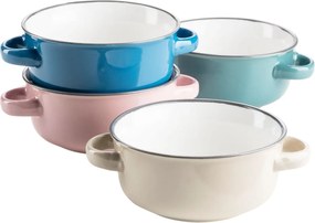 Mäser Súprava polievkových misiek 4 ks MAILA – 12,5 cm, petrojelová mix