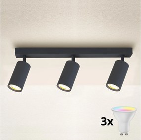 BRILAGI - LED Stmievateľné bodové svietidlo SELE 3xGU10/4,8W/230V antracit