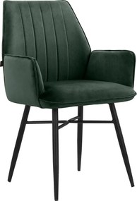 Zelené čalúnené jedálenské kreslá v súprave 2 ks Anzo – Støraa