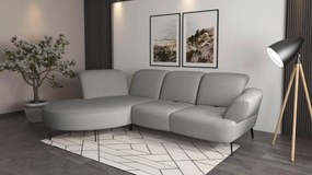 XXXLutz ROHOVÁ SEDAČKA, textil, svetlosivá Sit & More - Sedačky - 000144013222