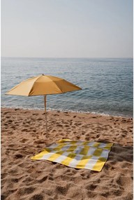 Žltá bavlnená plážová osuška 100x160 cm Su – noo.ma
