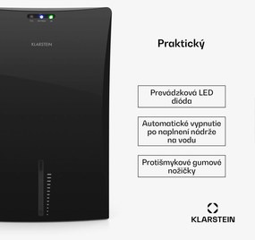 Klarstein Drybest 2000 2G, odvlhčovač vzduchu, ionizátor, 700 ml/d, 70 W, čierny