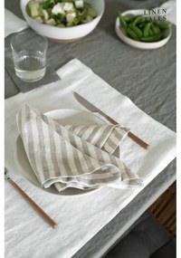 Ľanová utierka 45x65 cm Natural White Stripes – Linen Tales