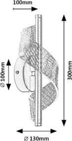 Rabalux 71415 - LED Nástenné svietidlo ZOFRAEL LED/6W/230V 3000K
