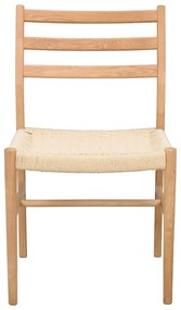 Jedálenská stolička v prírodnej farbe v súprave 2 ks Harlan – Rowico