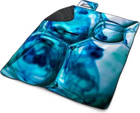 Sablio Plážová deka Modré bubliny: 200x140 cm