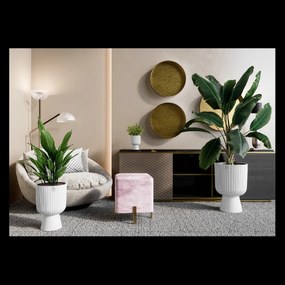 Kvetináč Keli Mika 300 mm, biely*7682