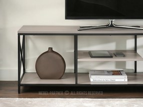 TV stolík/skrinka Jabalinas (čierna). Akcia -15%. Vlastná spoľahlivá doprava až k Vám domov. 1137065