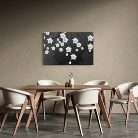 Obraz - Kvety na vetvách (90x60 cm)