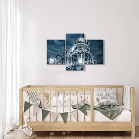 Obraz architektúry v tme (90x60 cm)