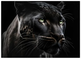 Obraz - Čierny panter (70x50 cm)