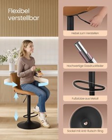 Set dvoch barových stoličiek LJB181KN01 (2ks)