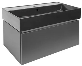 Kúpeľňová skrinka SAT Feel 80x30x46 cm mat SATFEEL80ANTU3