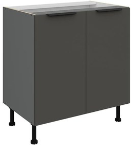 Kuchynská skrinka Aria-Gr/Ant Anti Fingerprint 80d 2f Bb