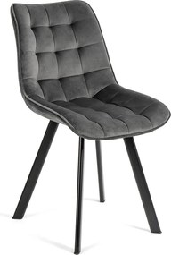 Noela Zamatová jedálenská stolička BELLA šedá