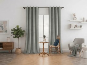 Zatemňovací záves DREAM VELVET 140x250 cm, sivý Zavesenie: Kovové krúžky