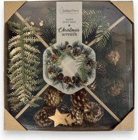 Kreatívna sada DIY CHRISTMAS na výrobu vencov a dekorácií - rôzne varianty