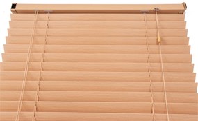 Okenné žalúzie - svetlohnedé Dĺžka žalúzií: 130 cm, Šírka žaluzie: 100 cm