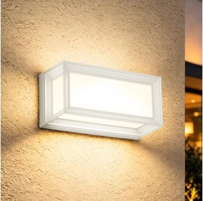 BRILAGI - PARKER LED vonkajšie nástenné svietidlo s pohybovým senzorom LED/12W/230V biele IP44