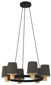 Eglo 43781 - Luster na lanku EDALE 6xE27/40W/230V