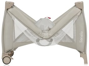 Lionelo - Cestovná postieľka STEFI PLUS Béžová Cappuccino