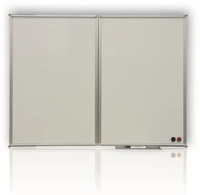 Magnetická rozkladacia tabuľa 180/360 x 120 cm, biela